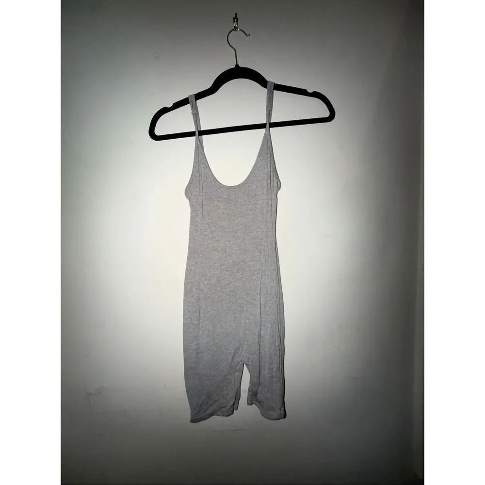 Naked wardrobe size S gray jumpsuit romper